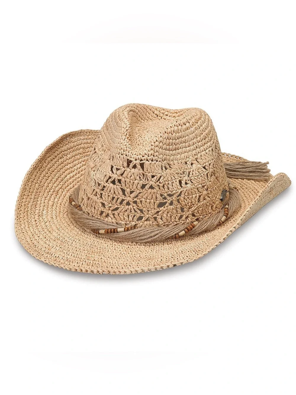 Woven Straw Sun Hat - Natural Beige